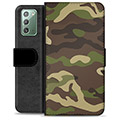 Étui Portefeuille Premium Samsung Galaxy Note20 - Camouflage