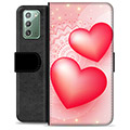 Étui Portefeuille Premium Samsung Galaxy Note20 - Love