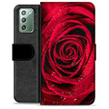 Étui Portefeuille Premium Samsung Galaxy Note20 - Rose
