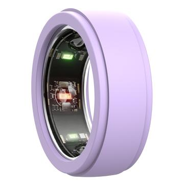 Samsung Galaxy Ring étui en silicone anti-rayures - Taille : 6/7/8/9 - Violet