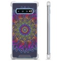 Coque Hybride Samsung Galaxy S10 - Mandala Coloré