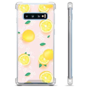 Coque Hybride Samsung Galaxy S10 - Motif Citron