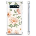 Coque Hybride Samsung Galaxy S10+ - Motif Floral