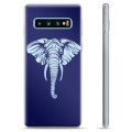 Coque Samsung Galaxy S10+ en TPU - Éléphant