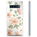 Coque Samsung Galaxy S10+ en TPU - Motif Floral