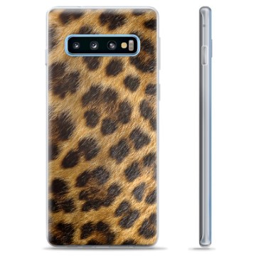 Coque Samsung Galaxy S10+ en TPU - Léopard