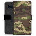 Étui Portefeuille Premium Samsung Galaxy S10 - Camouflage