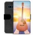 Étui Portefeuille Premium Samsung Galaxy S10 - Guitare