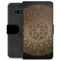 Étui Portefeuille Premium Samsung Galaxy S10+ - Mandala