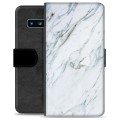 Étui Portefeuille Premium Samsung Galaxy S10+ - Marbre