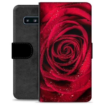 Étui Portefeuille Premium Samsung Galaxy S10 - Rose