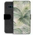 Étui Portefeuille Premium Samsung Galaxy S10 - Tropical