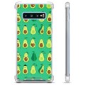 Coque Hybride Samsung Galaxy S10+ - Avocado Pattern