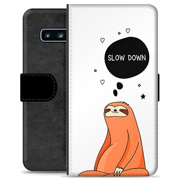 Étui Portefeuille Premium Samsung Galaxy S10+ - Slow Down