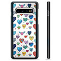 Coque de Protection Samsung Galaxy S10+ - Cœurs