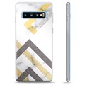 Coque Samsung Galaxy S10+ en TPU - Marbre Abstrait
