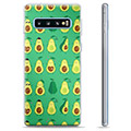 Coque Samsung Galaxy S10+ en TPU - Avocado Pattern