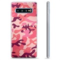 Coque Samsung Galaxy S10+ en TPU - Camouflage Rose