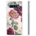 Coque Samsung Galaxy S10+ en TPU - Fleurs Romantiques