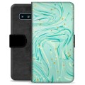 Étui Portefeuille Premium Samsung Galaxy S10 - Menthe Verte