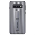 Coque Samsung Galaxy S10 Protectrice EF-RG973CSEGWW - Argenté