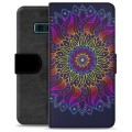 Étui Portefeuille Premium Samsung Galaxy S10e - Mandala Coloré