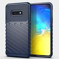 Coque Samsung Galaxy S10e en TPU - Série Thunder - Bleu