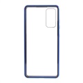 Coque Magnétique Samsung Galaxy S20 FE avec Verre Trempé - Bleu