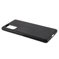 Coque en TPU pour Samsung Galaxy S20 FE - Fibre de Carbone - Noire