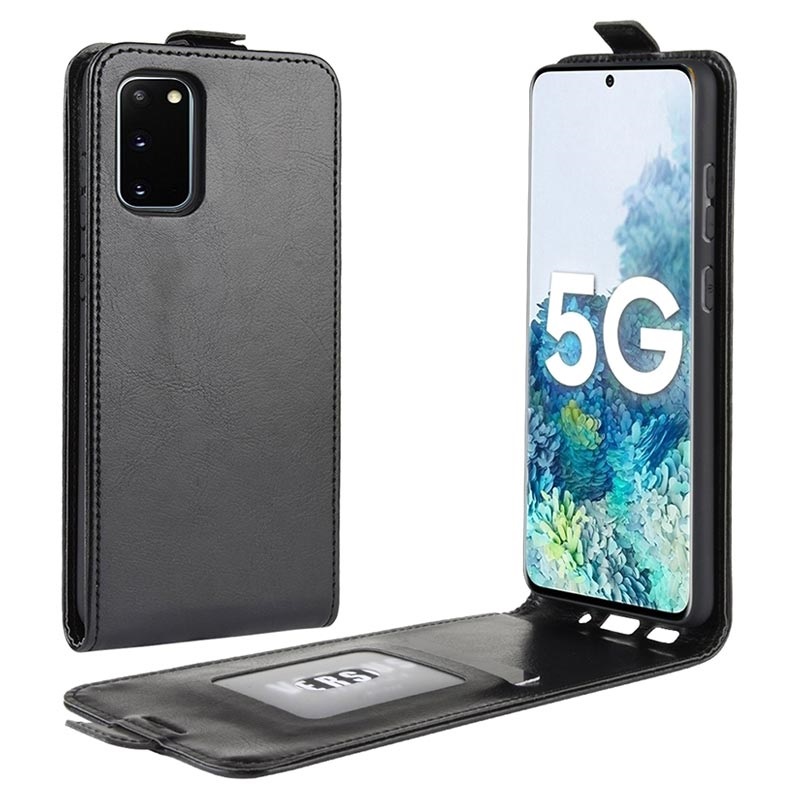 Étui à Rabat Vertical avec Porte-Cartes pour Samsung Galaxy S20 FE