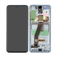 Coque Avant et Ecran LCD GH82-22131D pour Samsung Galaxy S20 - Bleu