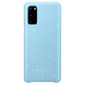 Coque Samsung Galaxy S20 LED Cover EF-KG980CLEGEU - Bleu Ciel