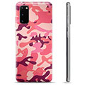 Coque Samsung Galaxy S20 en TPU - Camouflage Rose