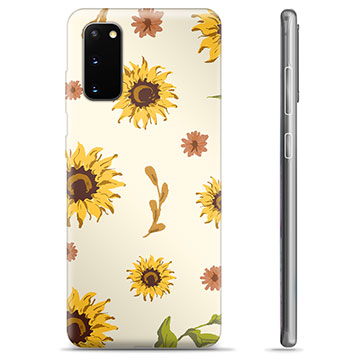 Coque Samsung Galaxy S20 en TPU - Tournesol