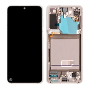 Coque Avant et Ecran LCD GH82-24544C pour Samsung Galaxy S21 5G - Blanc