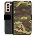 Étui Portefeuille Premium Samsung Galaxy S21+ 5G - Camouflage