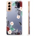 Coque Samsung Galaxy S21+ 5G en TPU - Fleurs d'Automne