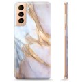 Coque Samsung Galaxy S21+ 5G en TPU - Marbre Élégant