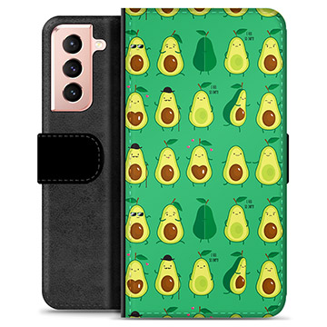 Étui Portefeuille Premium Samsung Galaxy S21 5G - Avocado Pattern