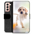 Étui Portefeuille Premium Samsung Galaxy S21 5G - Chien