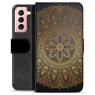 Étui Portefeuille Premium Samsung Galaxy S21 5G - Mandala