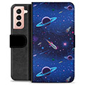 Étui Portefeuille Premium Samsung Galaxy S21 5G - Univers