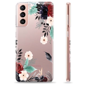 Coque Samsung Galaxy S21 5G en TPU - Fleurs d\'Automne