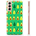 Coque Samsung Galaxy S21 5G en TPU - Avocado Pattern