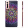 Coque Samsung Galaxy S21 5G en TPU - Mandala Coloré