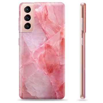 Coque Samsung Galaxy S21 5G en TPU - Quartz Rose