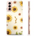 Coque Samsung Galaxy S21 5G en TPU - Tournesol