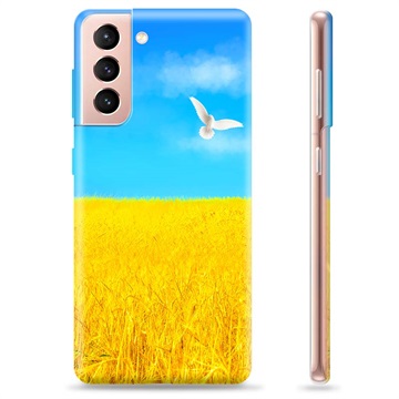 Coque Samsung Galaxy S21 5G en TPU Ukraine - Champ de blé
