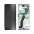 Coque Avant et Ecran LCD GH82-26035B pour Samsung Galaxy S21 Ultra 5G - Argenté
