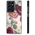 Coque de Protection Samsung Galaxy S21 Ultra 5G - Fleurs Romantiques